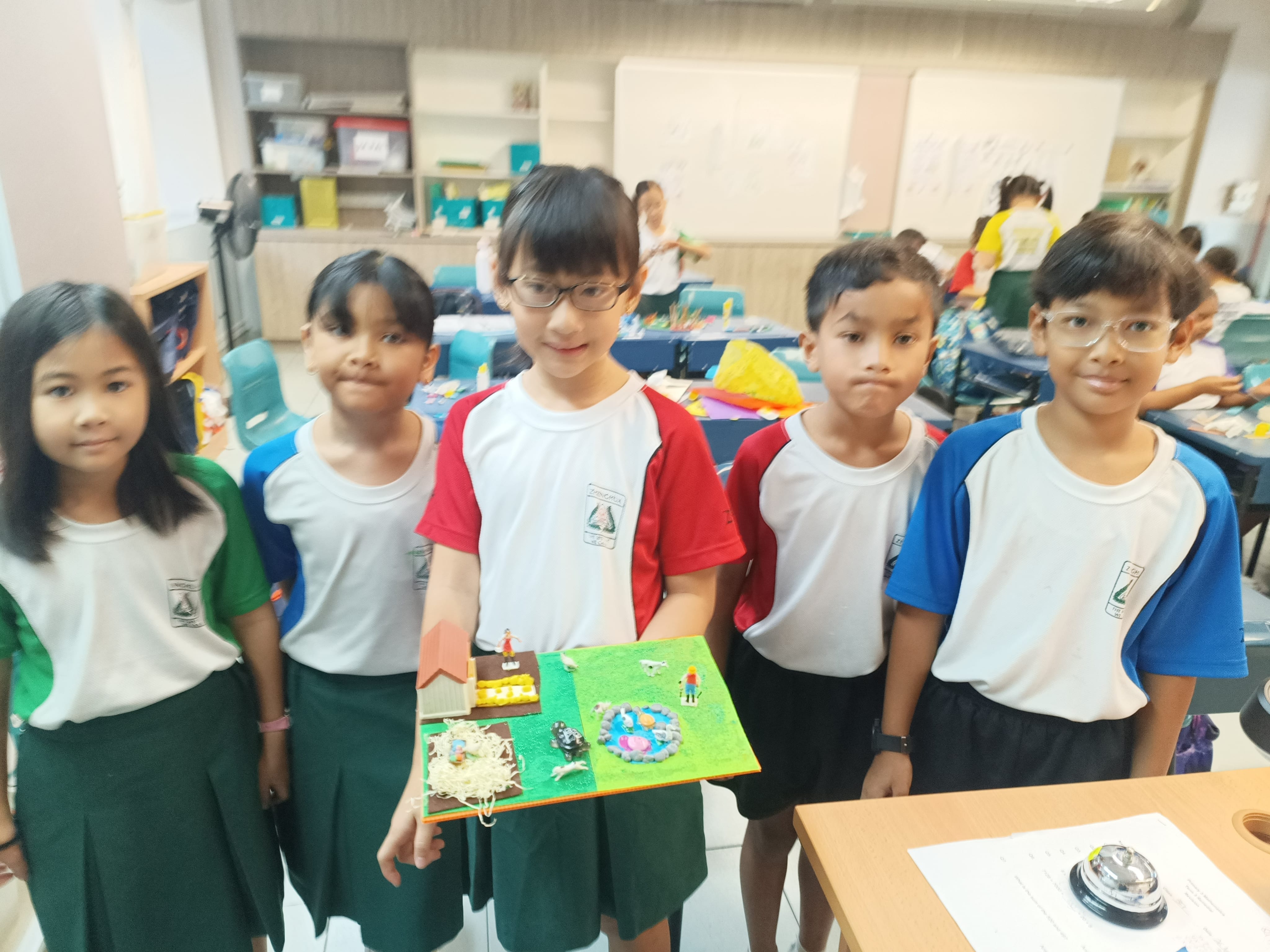 P3 students applying their ideas in their designs